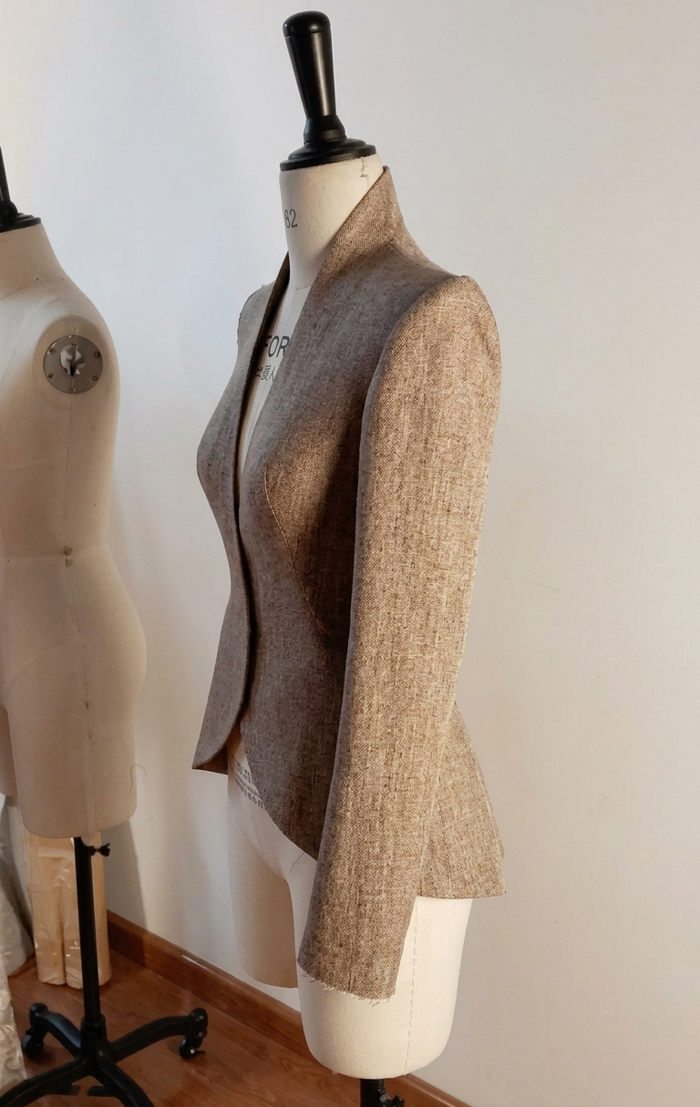 Molde Manga Duas Folhas - Manga Blazer